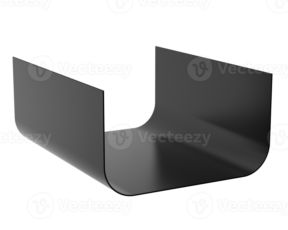 POS store boxes isolated on background. 3d rendering - illustration png