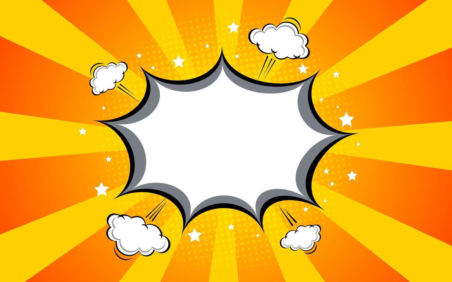 Blank comic abstract pop art background. illustration eps 10. vector