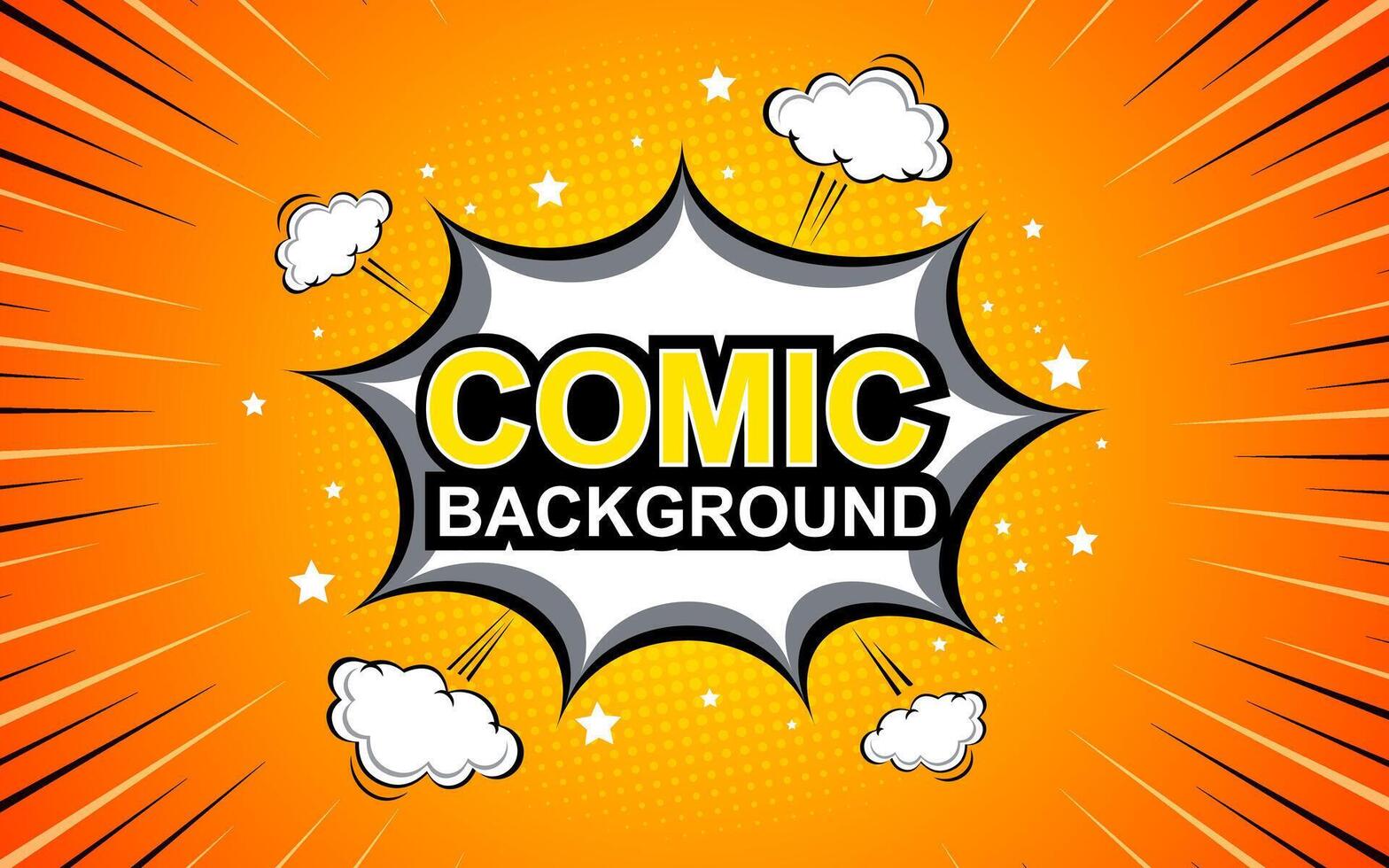 Blank comic abstract pop art background. illustration eps 10. vector