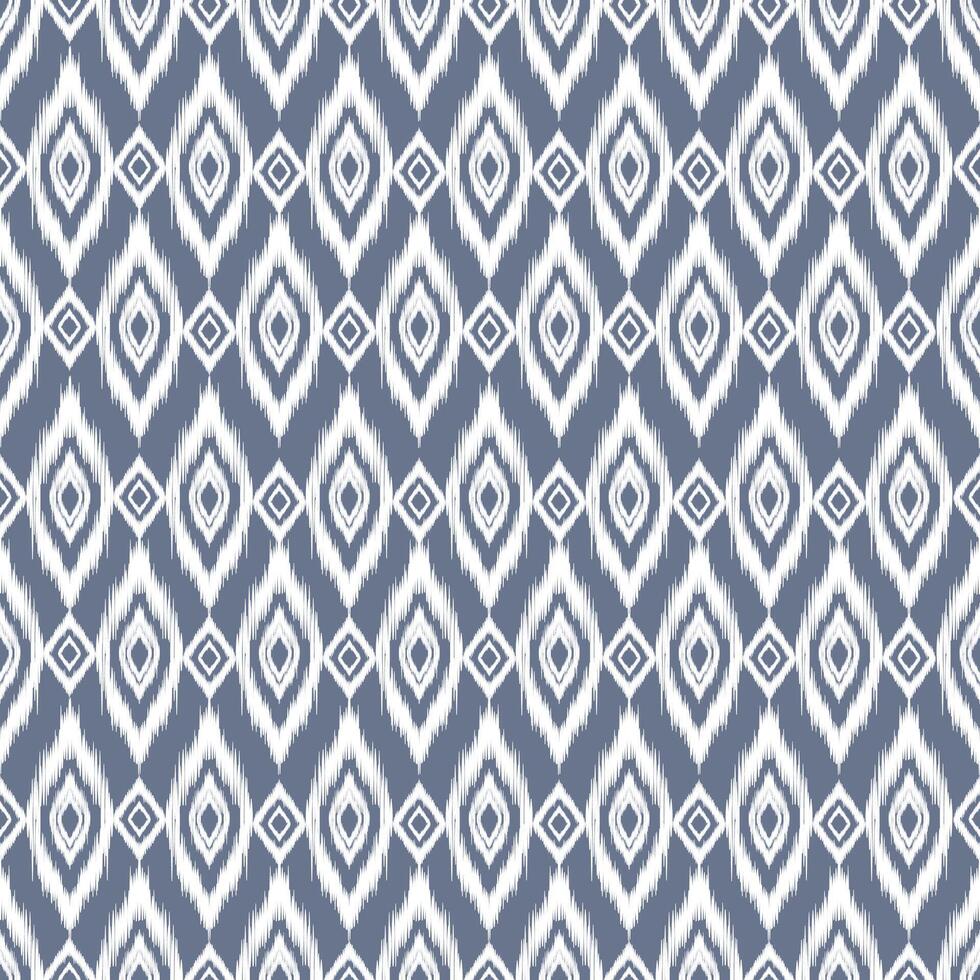 African Ikat paisley embroidery.geometric ethnic oriental seamless pattern traditional.Aztec style abstract illustration.design for texture,fabric,clothing,wrapping,decorating,carpet.boho style vector