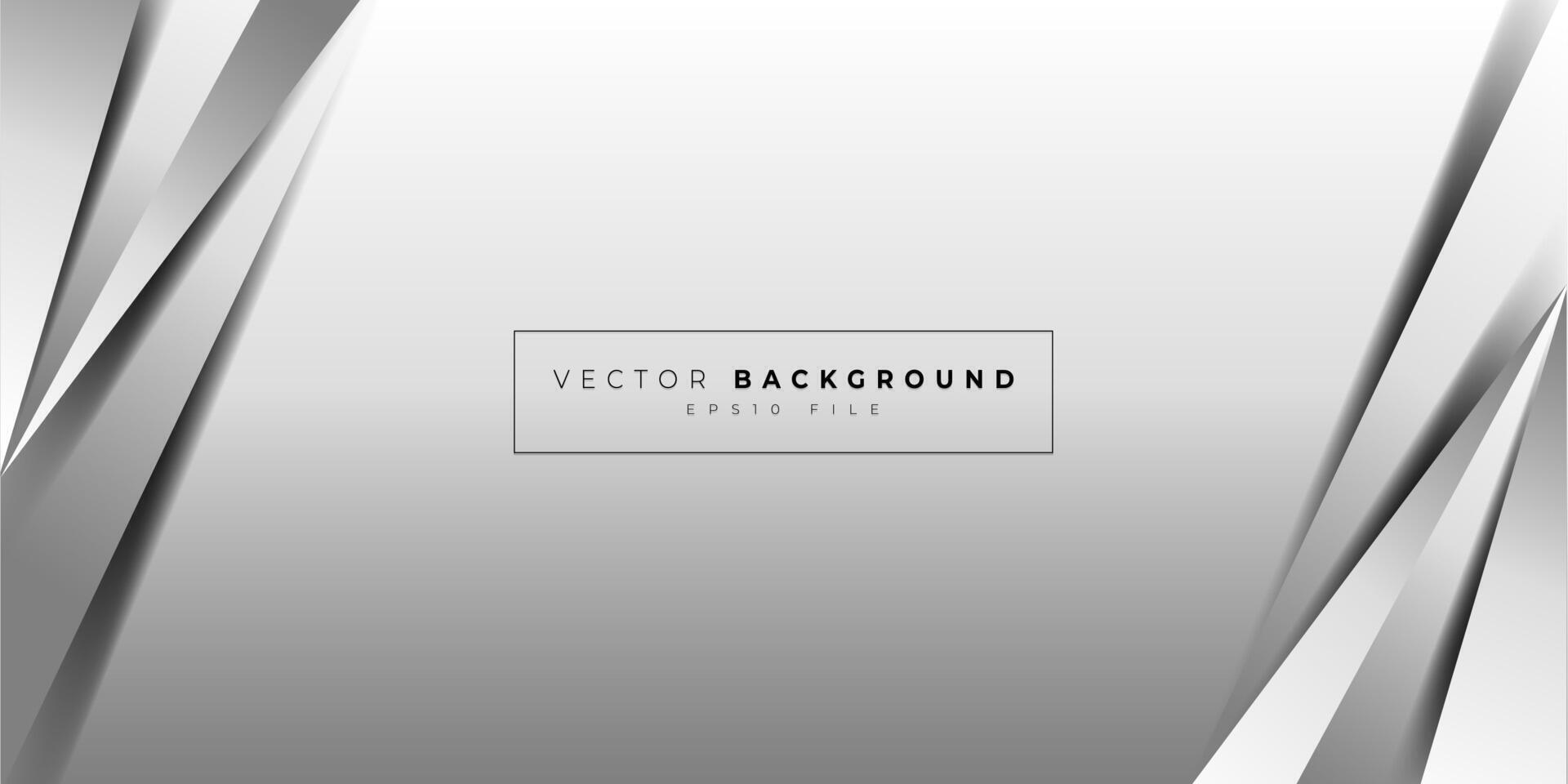 silver geometric background design vector