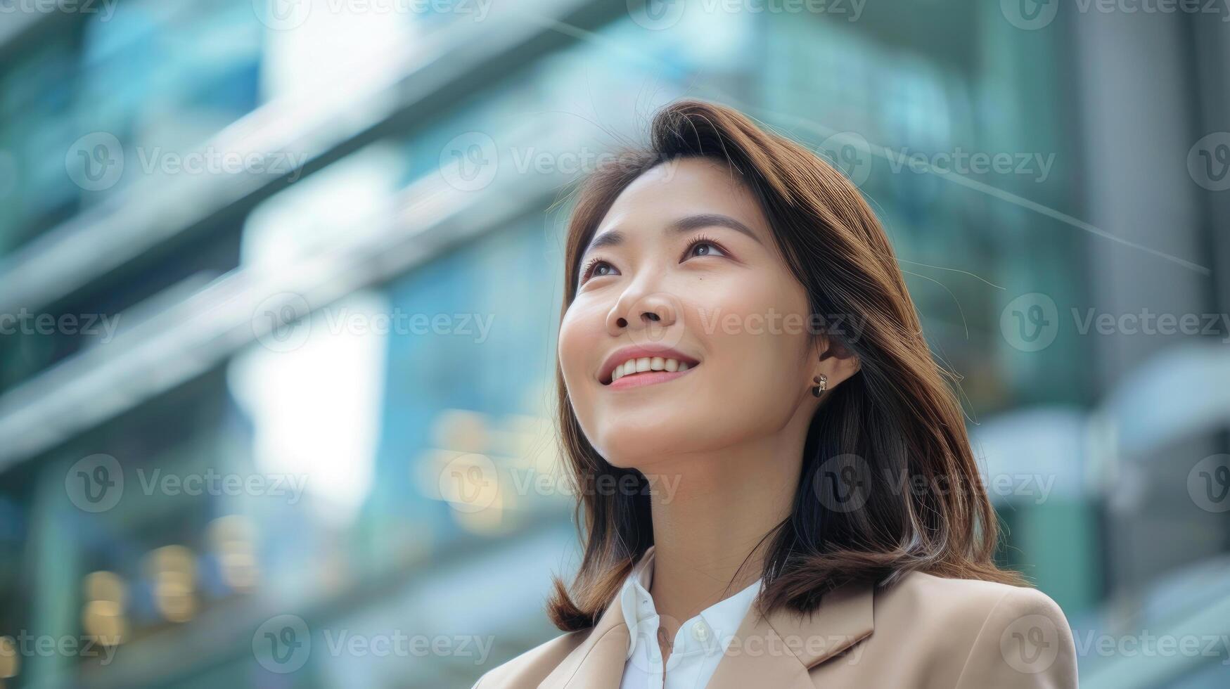 businesswoman female on the way photo
