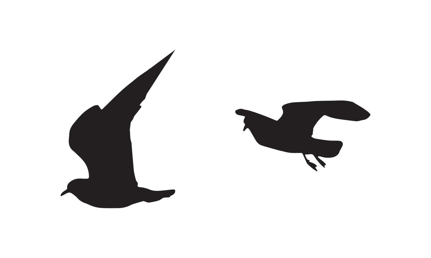 Flying Birds Design. vector