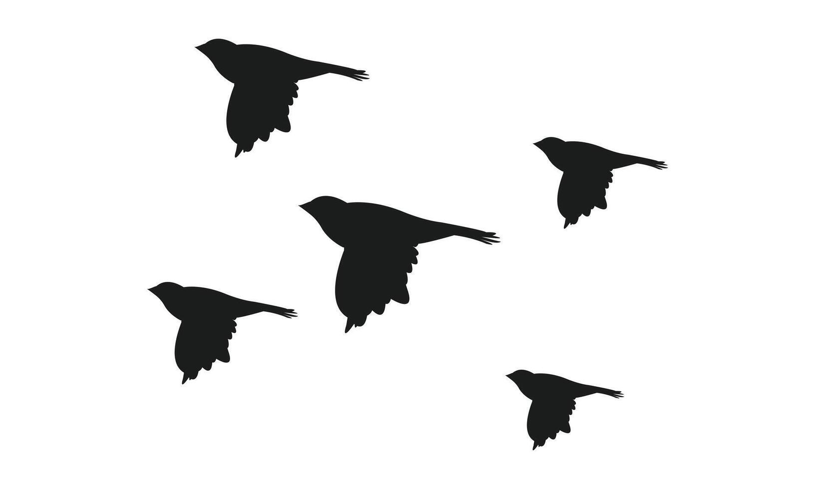 Flying Birds Design. vector