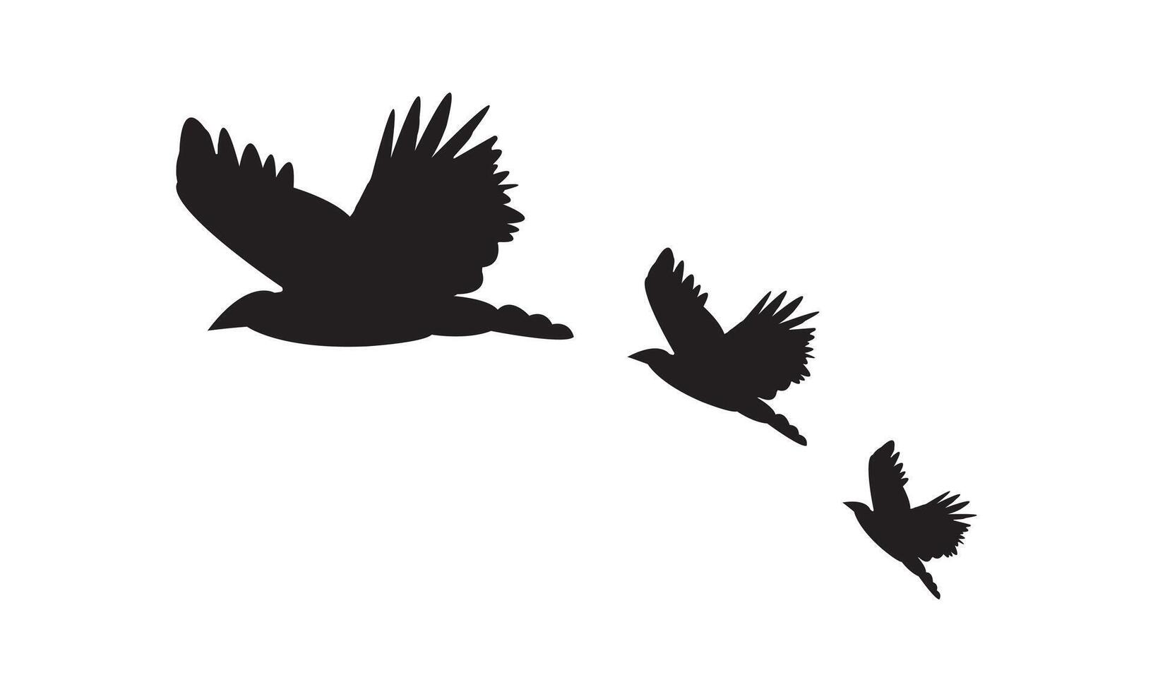Flying Birds Design. vector