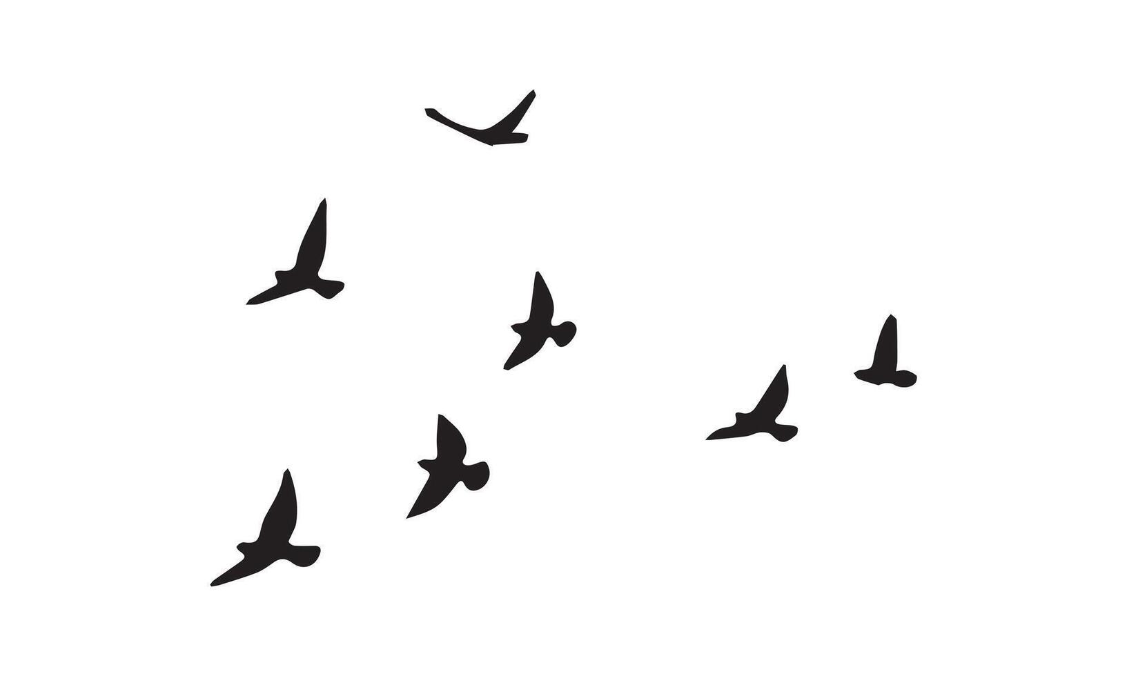 Flying Birds Design. vector
