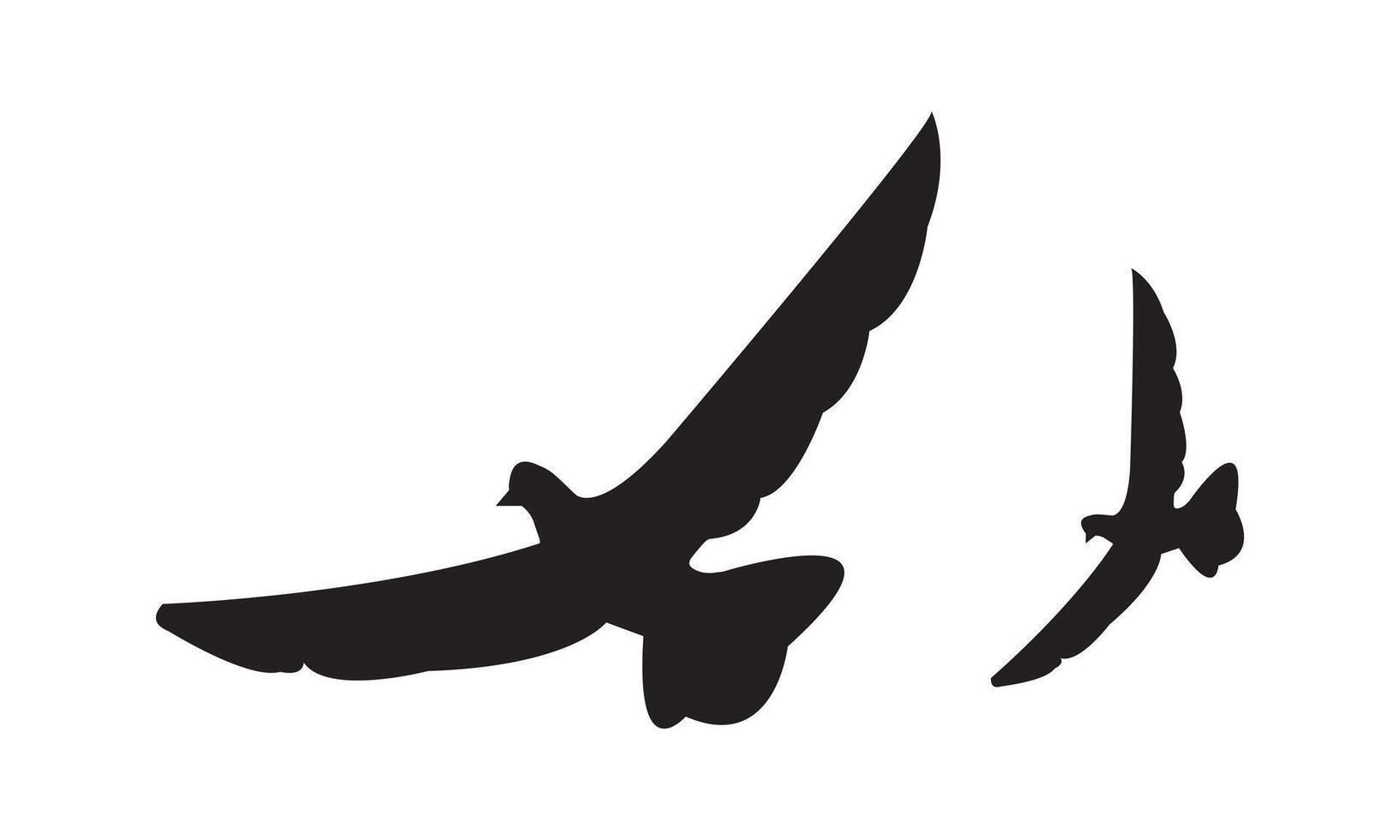 Flying Birds Design. vector