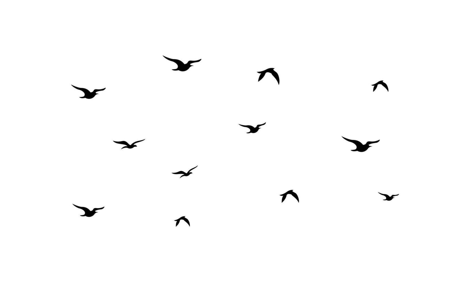 Flying Birds Design. vector