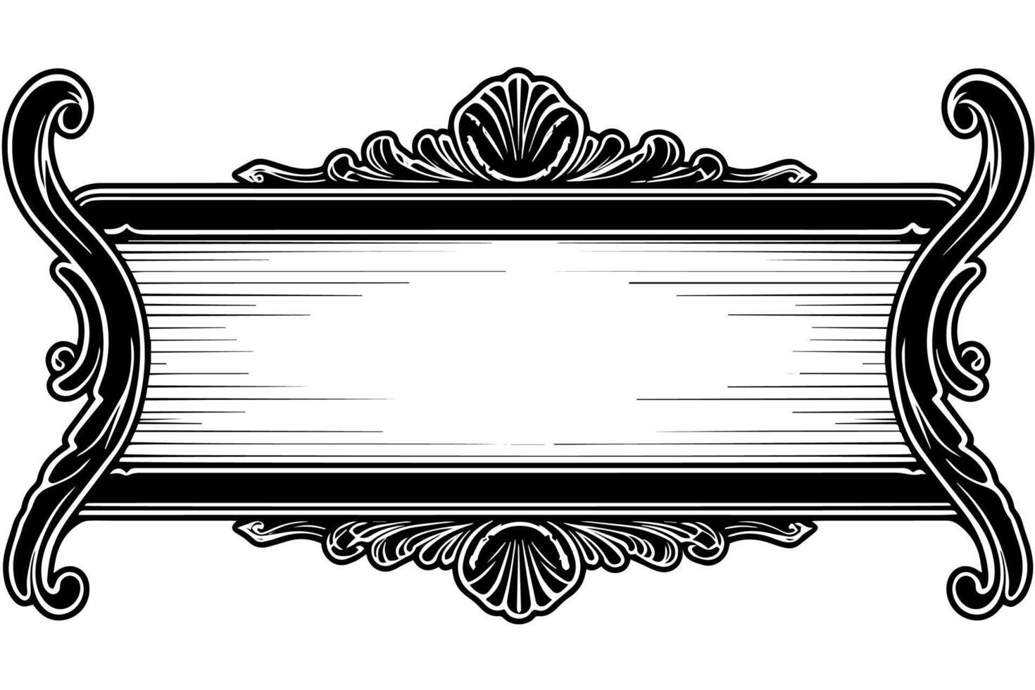 Vintage Wooden Signboard Collection Hand-Drawn Sketches with Retro Charm. vector