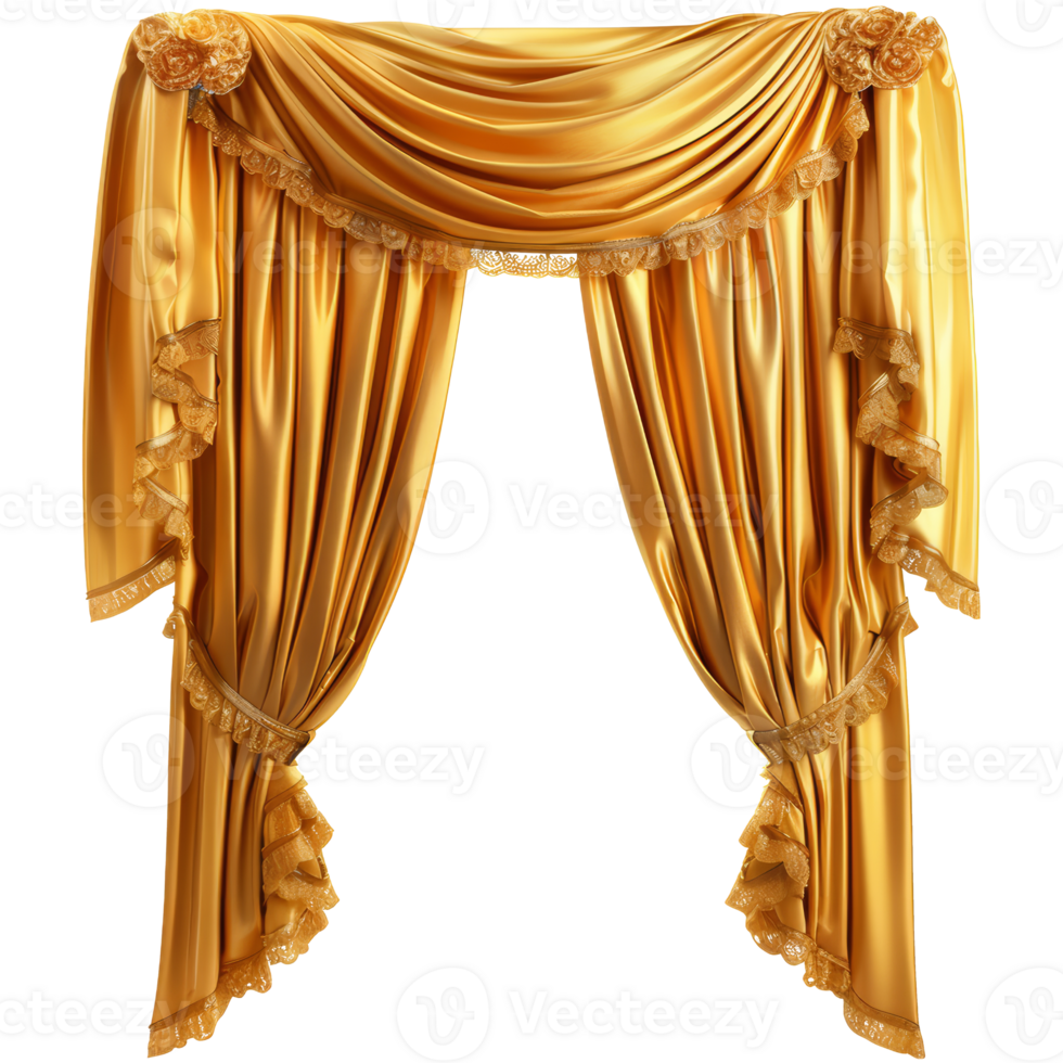 Gold Curtain PNGs for Free Download