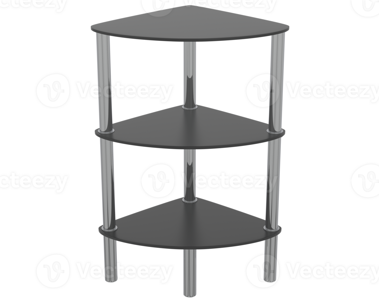 Thin display pedestal isolated on background. 3d rendering - illustration png