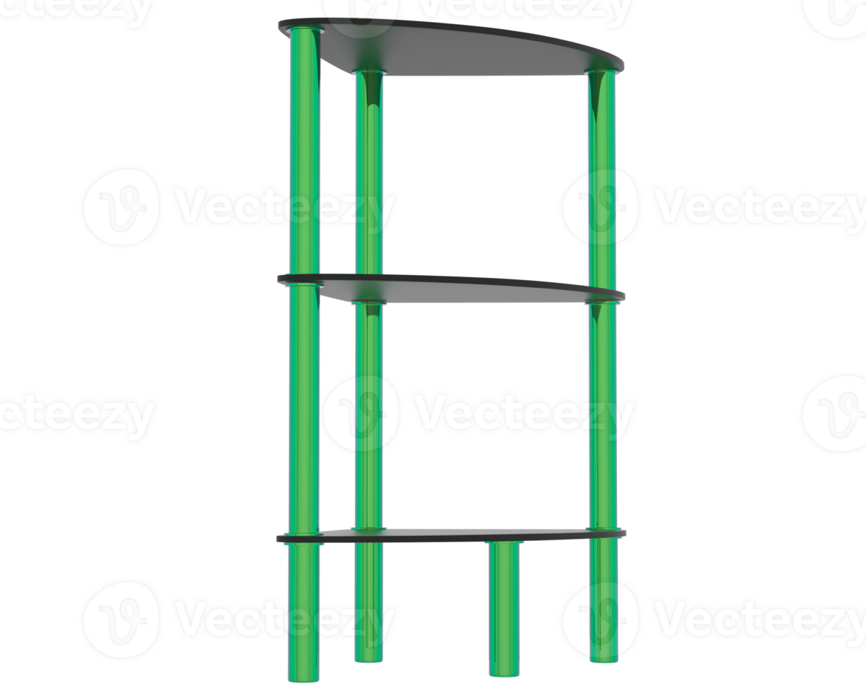 Thin display pedestal isolated on background. 3d rendering - illustration png