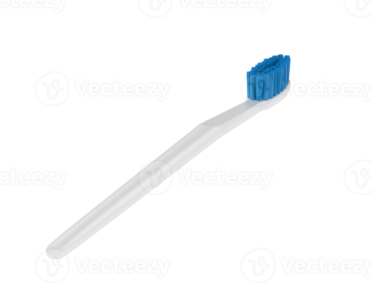 Toothbrush isolated on background. 3d rendering - illustration png