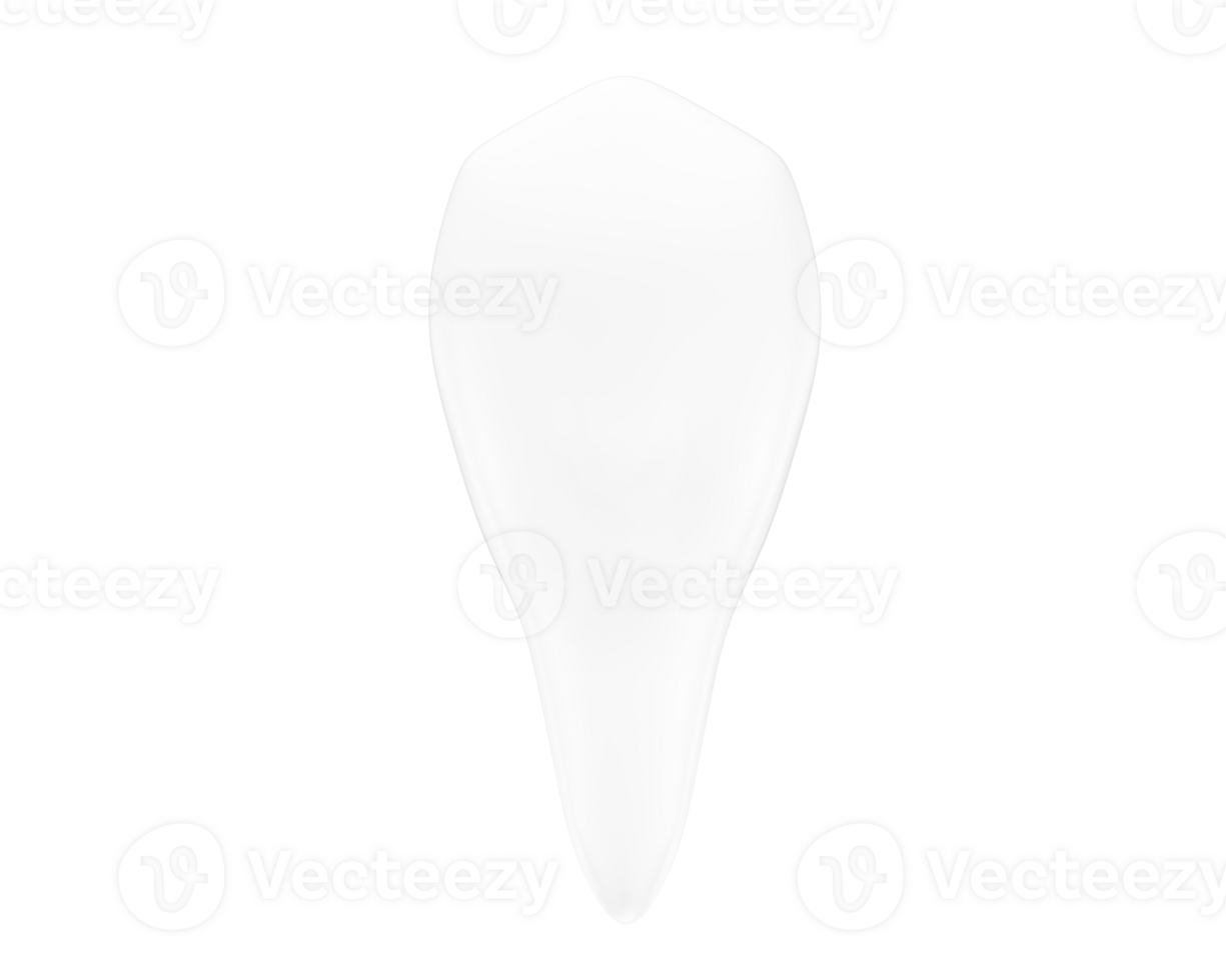 Tooth isolated on background. 3d rendering - illustration png