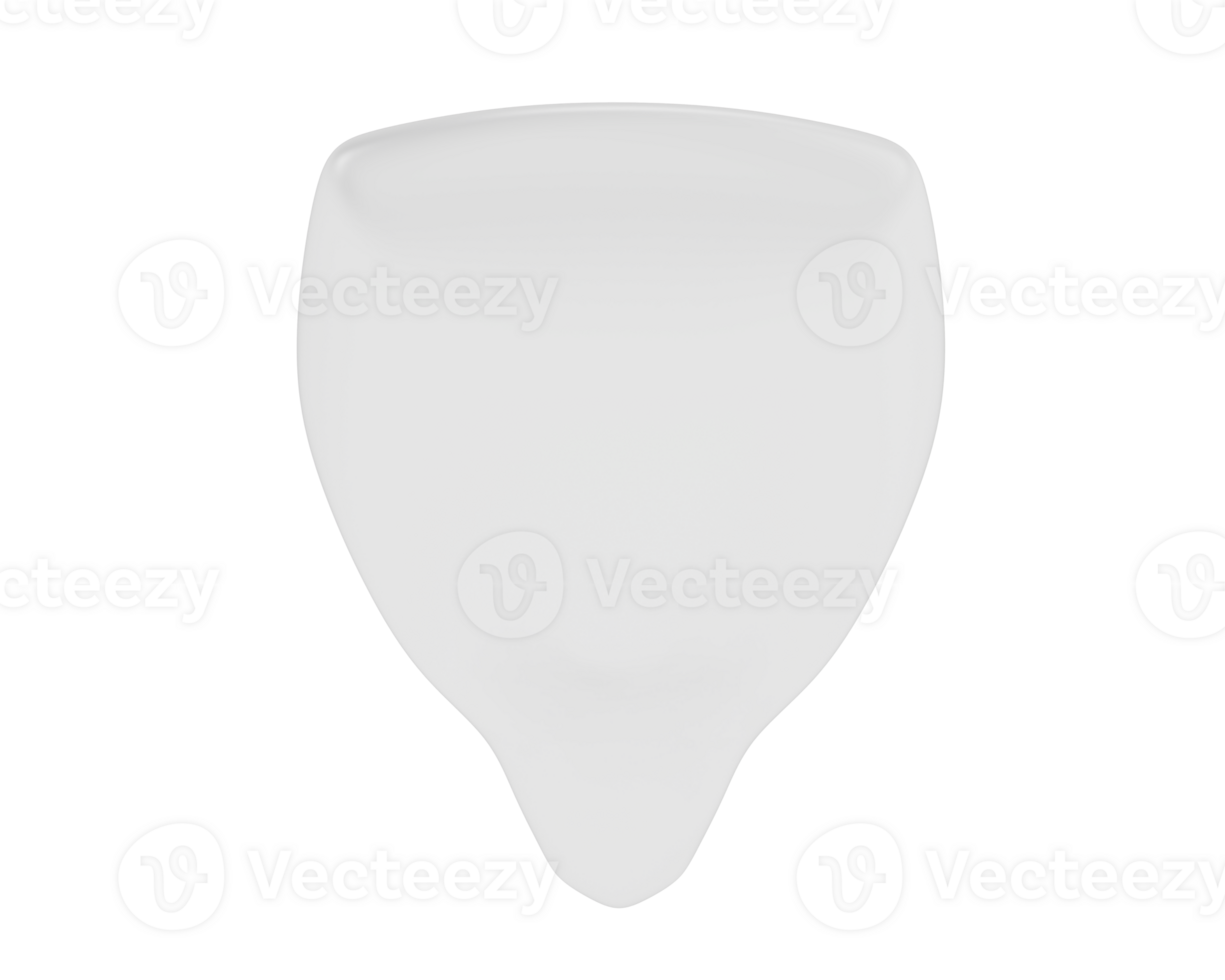 Tooth isolated on background. 3d rendering - illustration png