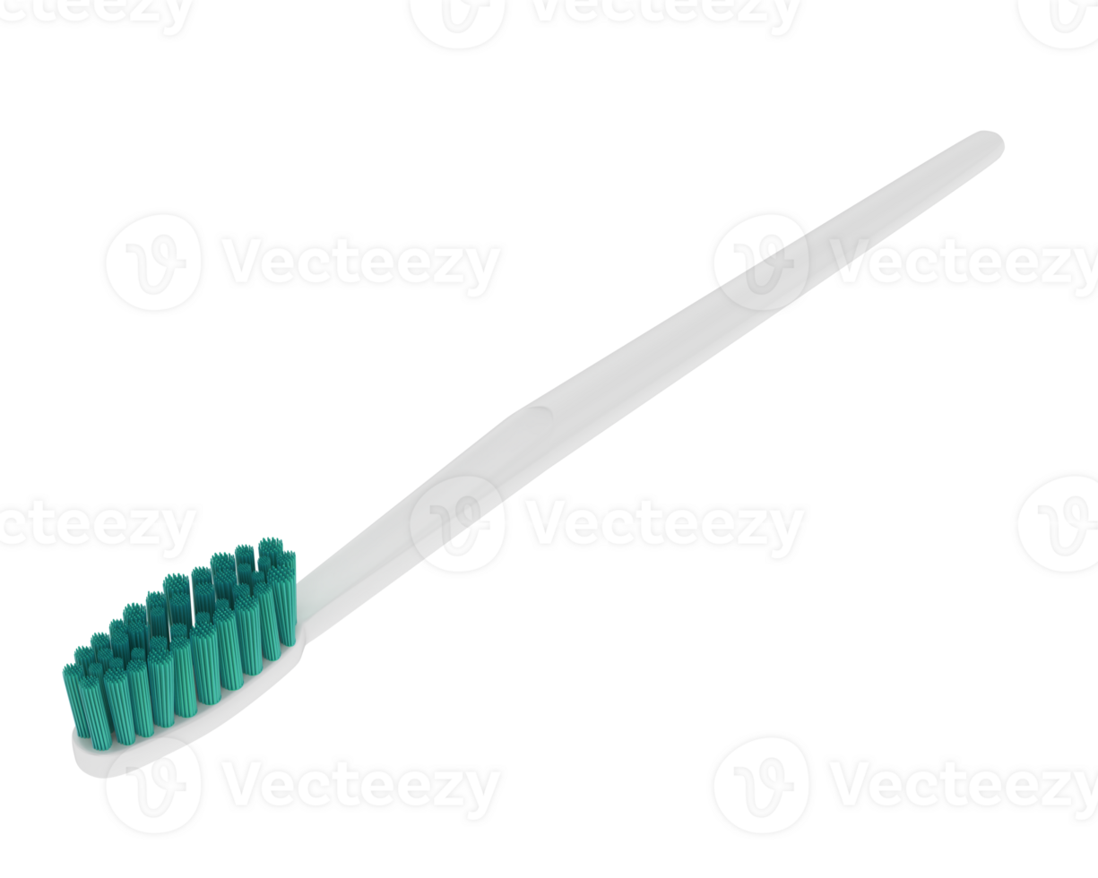 Toothbrush isolated on background. 3d rendering - illustration png