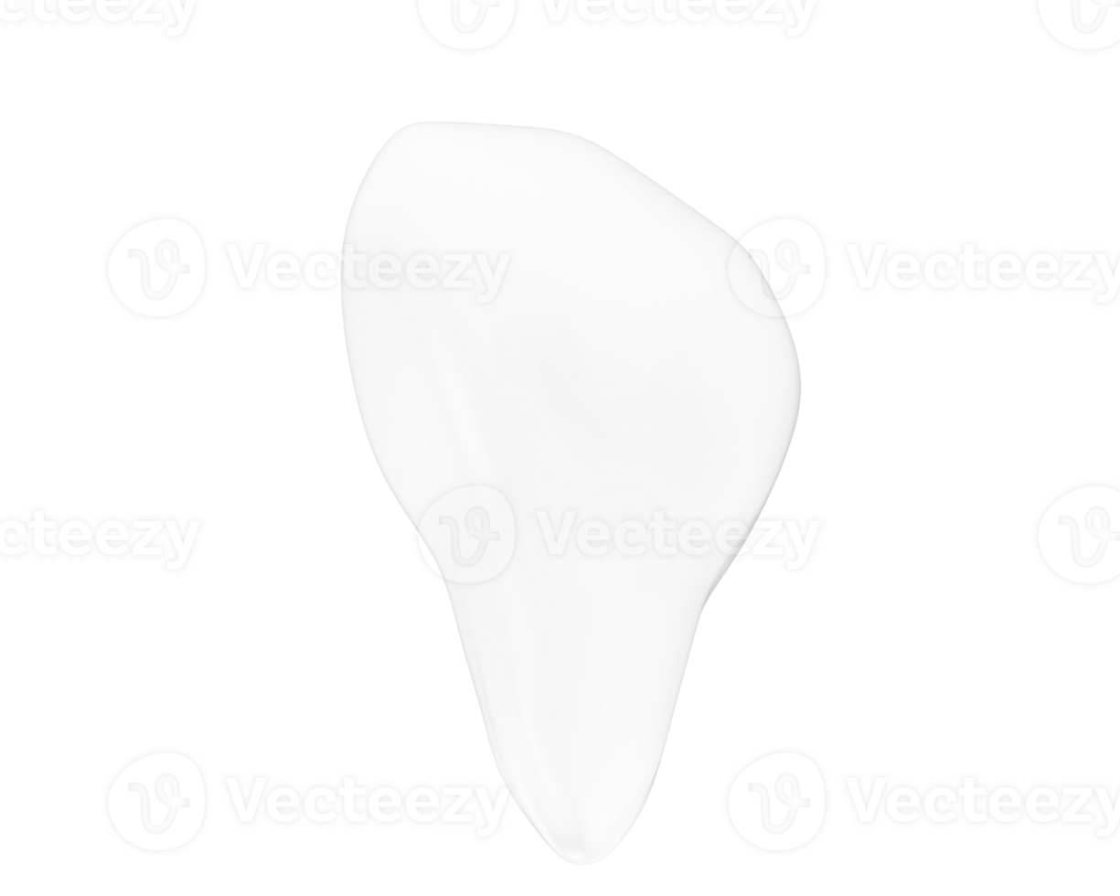 Tooth isolated on background. 3d rendering - illustration png