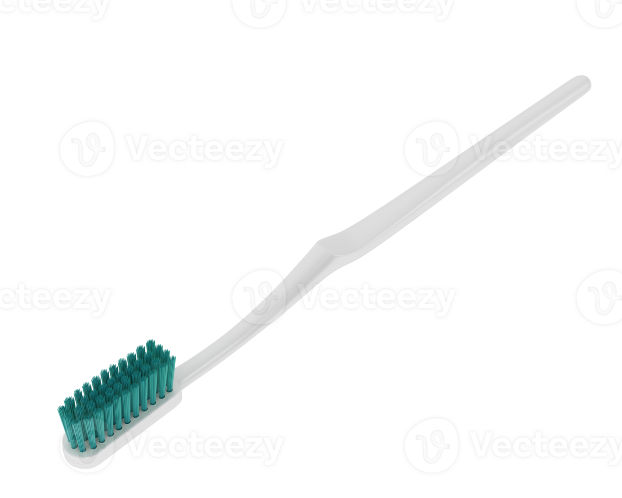 Toothbrush isolated on background. 3d rendering - illustration png