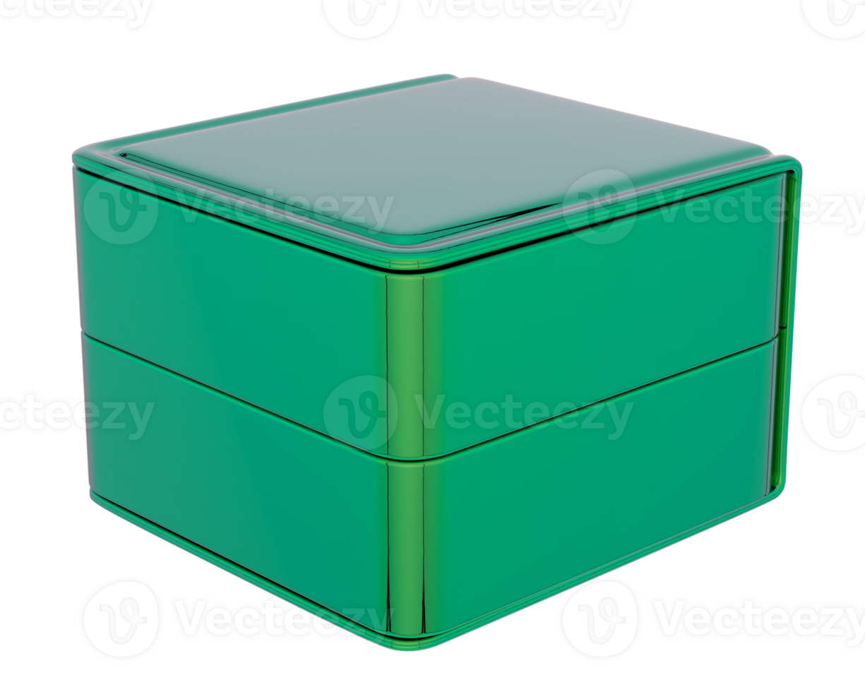 Watch box isolated on background. 3d rendering - illustration png