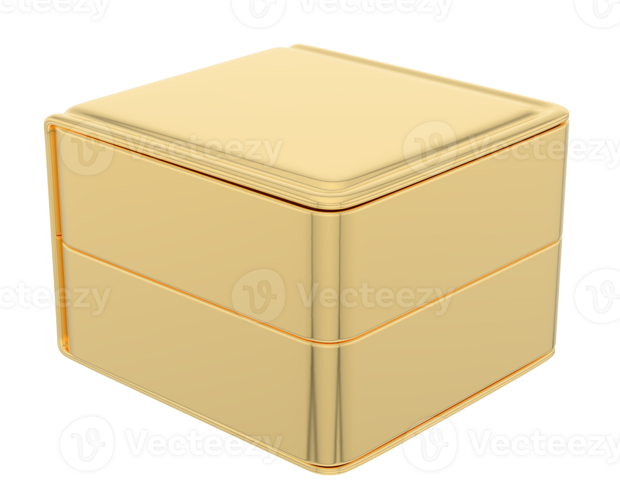Watch box isolated on background. 3d rendering - illustration png