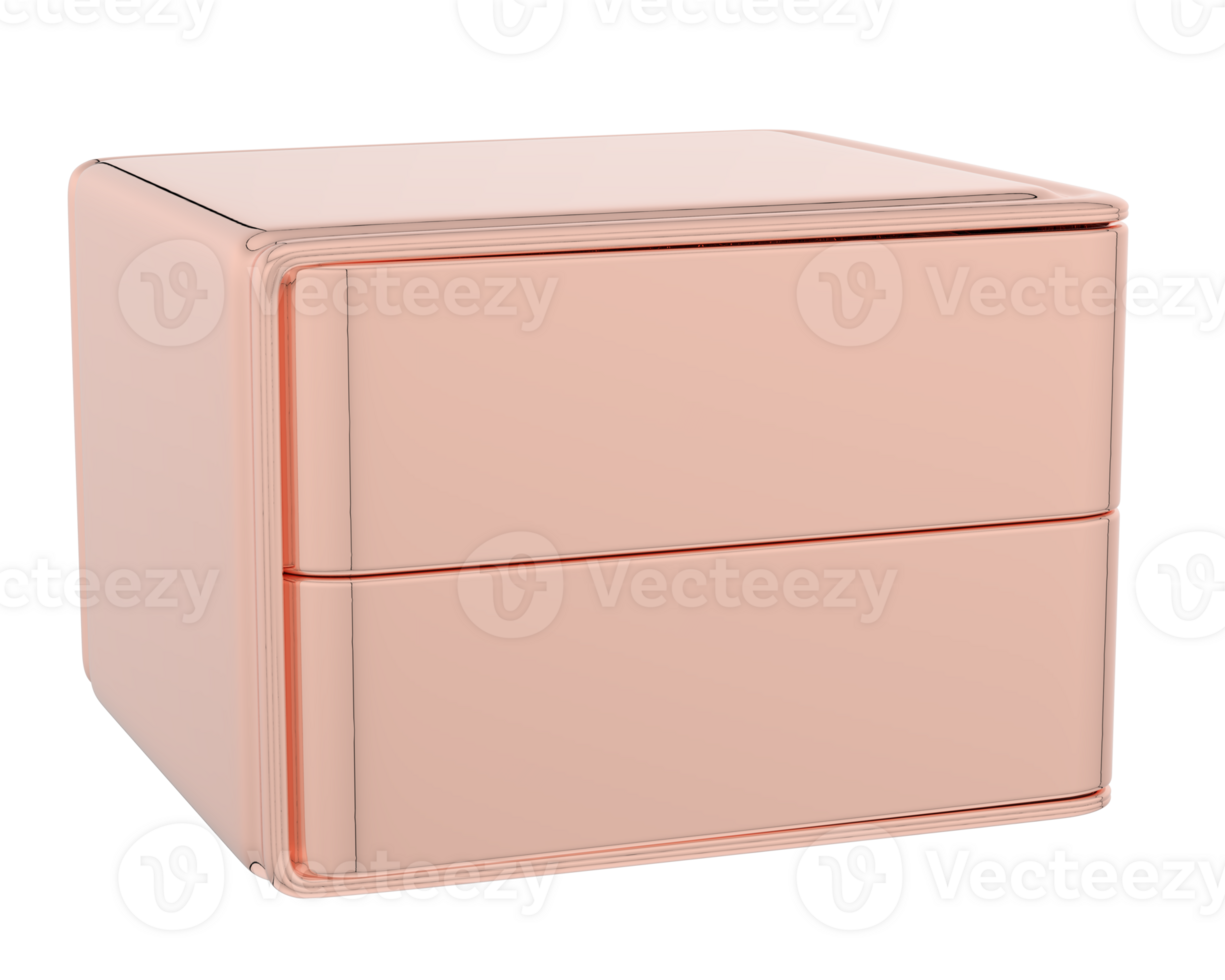 Watch box isolated on background. 3d rendering - illustration png