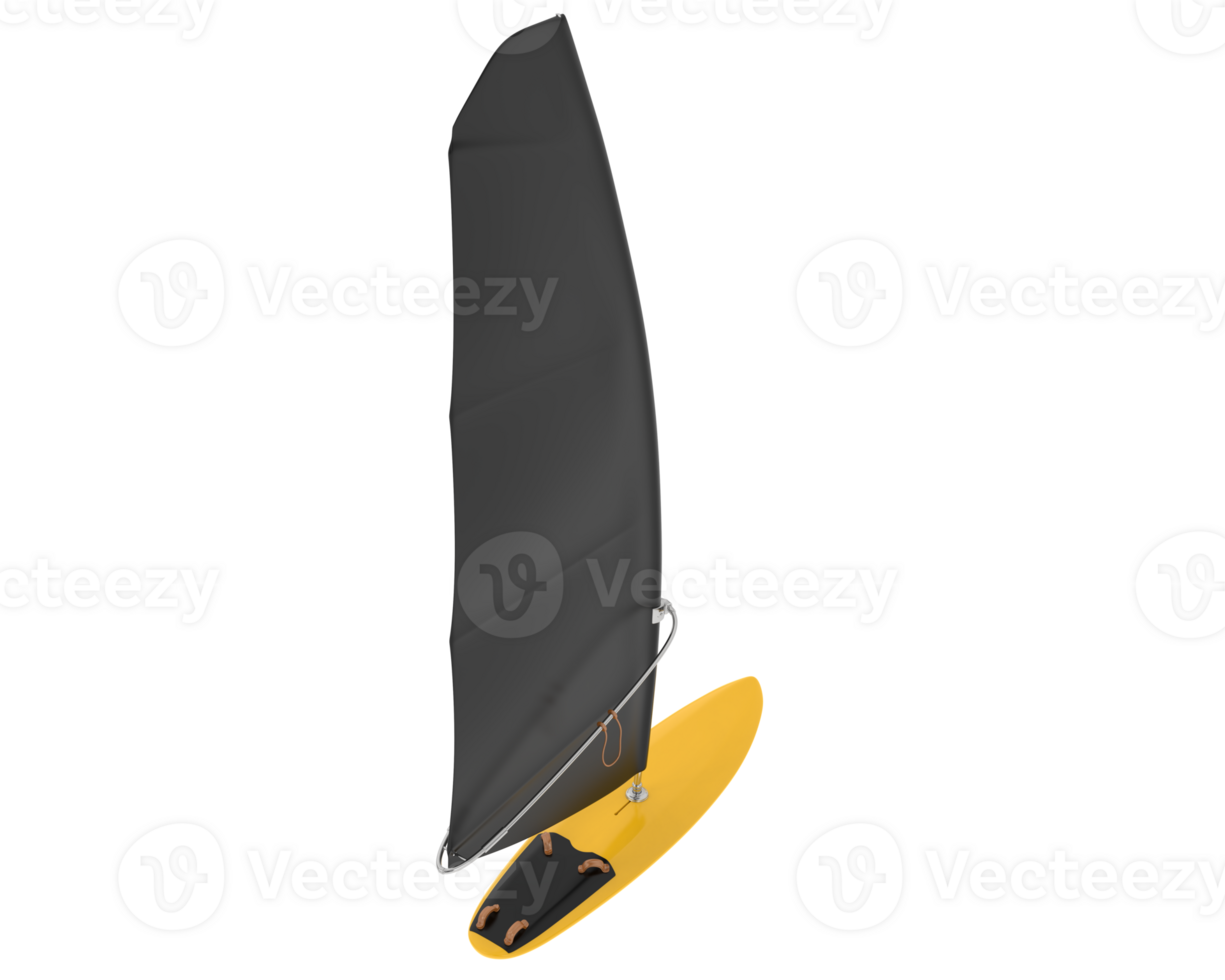 Windsurfing board isolated on background. 3d rendering - illustration png