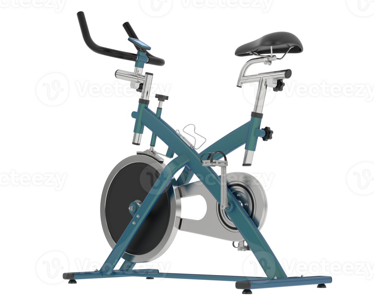 Gym bike isolated on background. 3d rendering - illustration png
