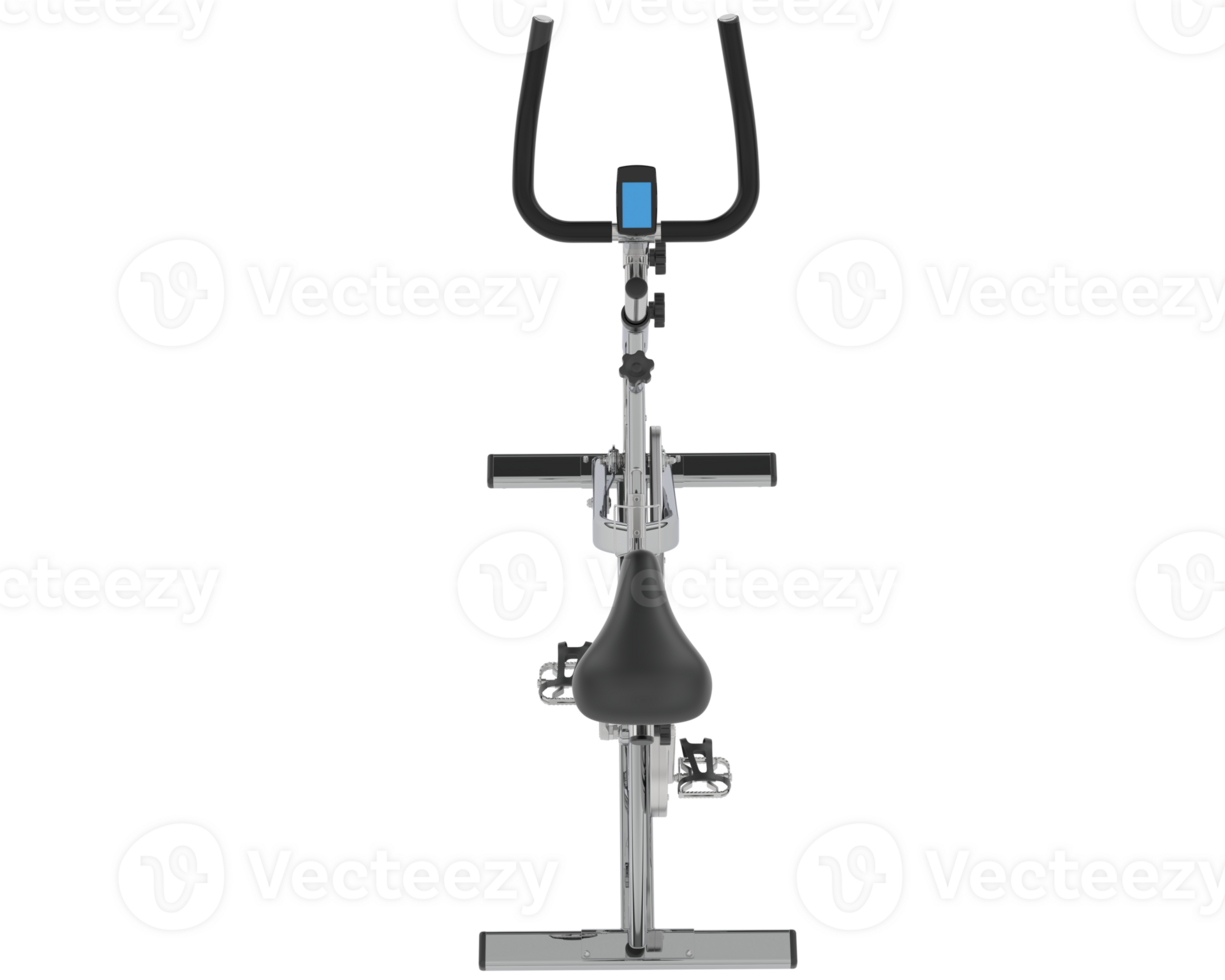 Gym bike isolated on background. 3d rendering - illustration png