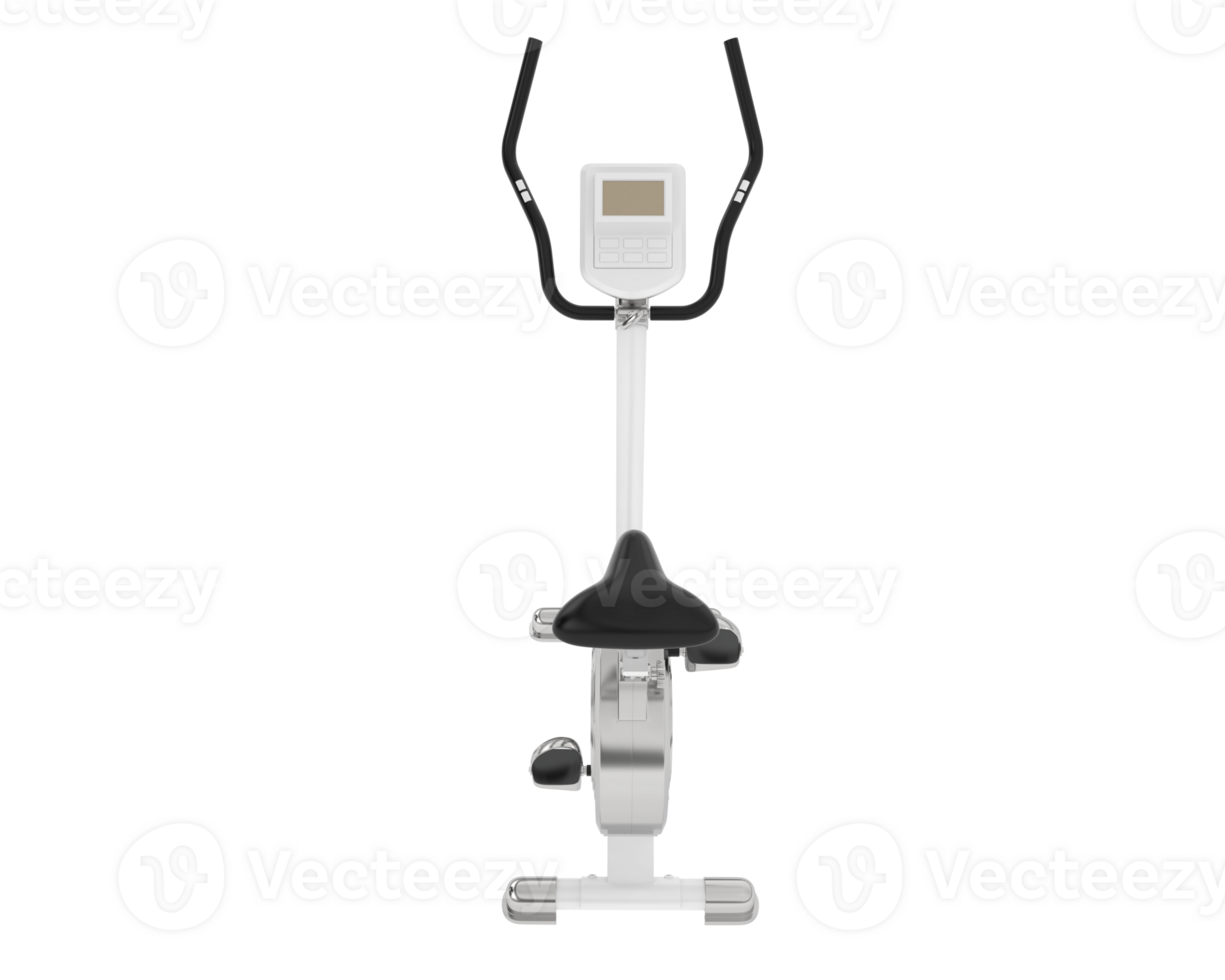 Gym bike isolated on background. 3d rendering - illustration png