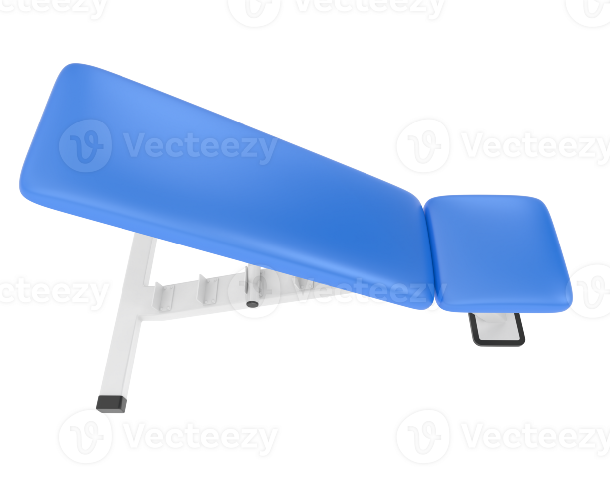 Bench press isolated on background. 3d rendering - illustration png