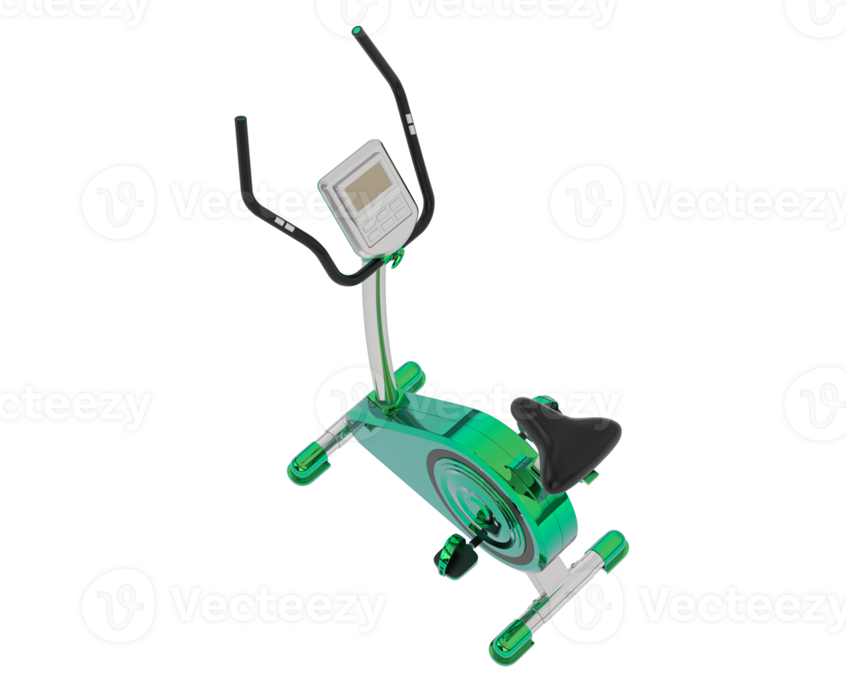 Gym bike isolated on background. 3d rendering - illustration png