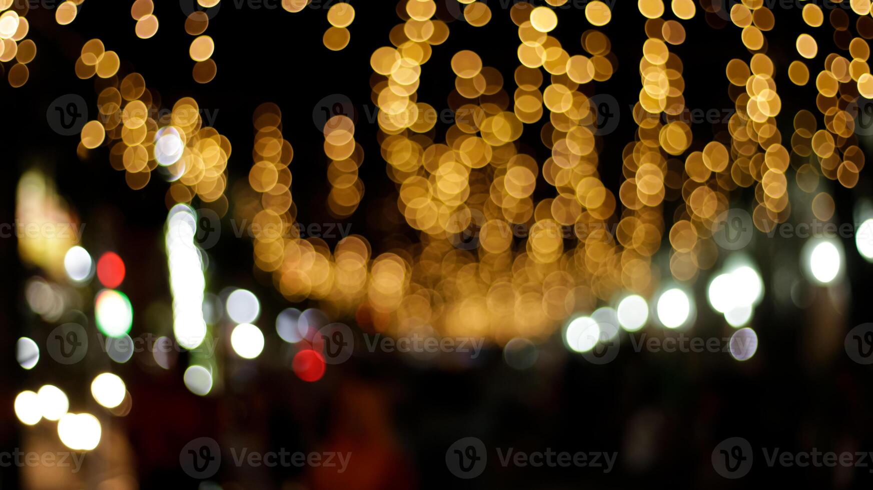 Abstract blur city night lights. Light blur background. photo