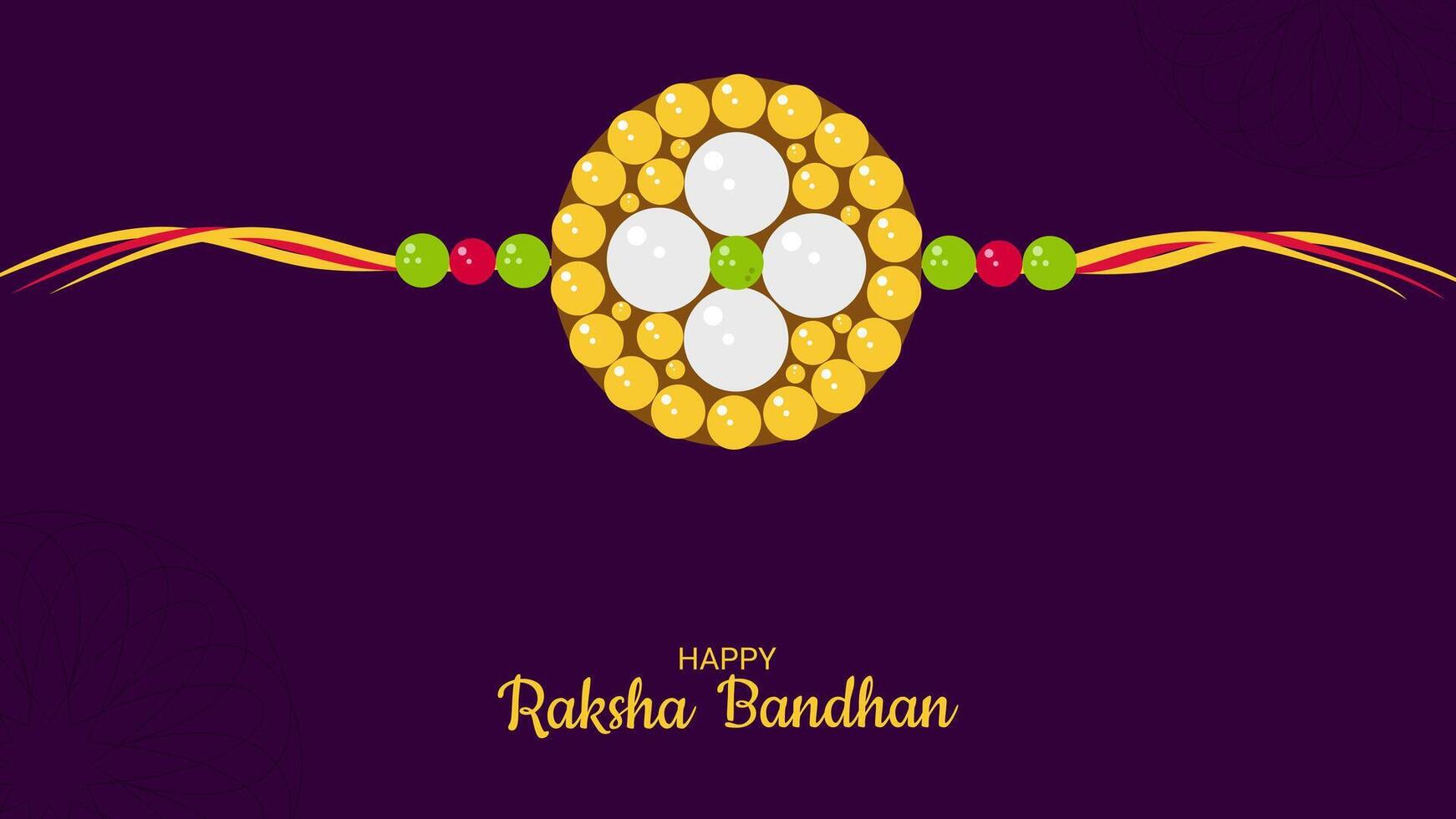Happy Raksha Bandhan Indian Festival rakhi banner. Greeting card invitation design web design. illustration. vector