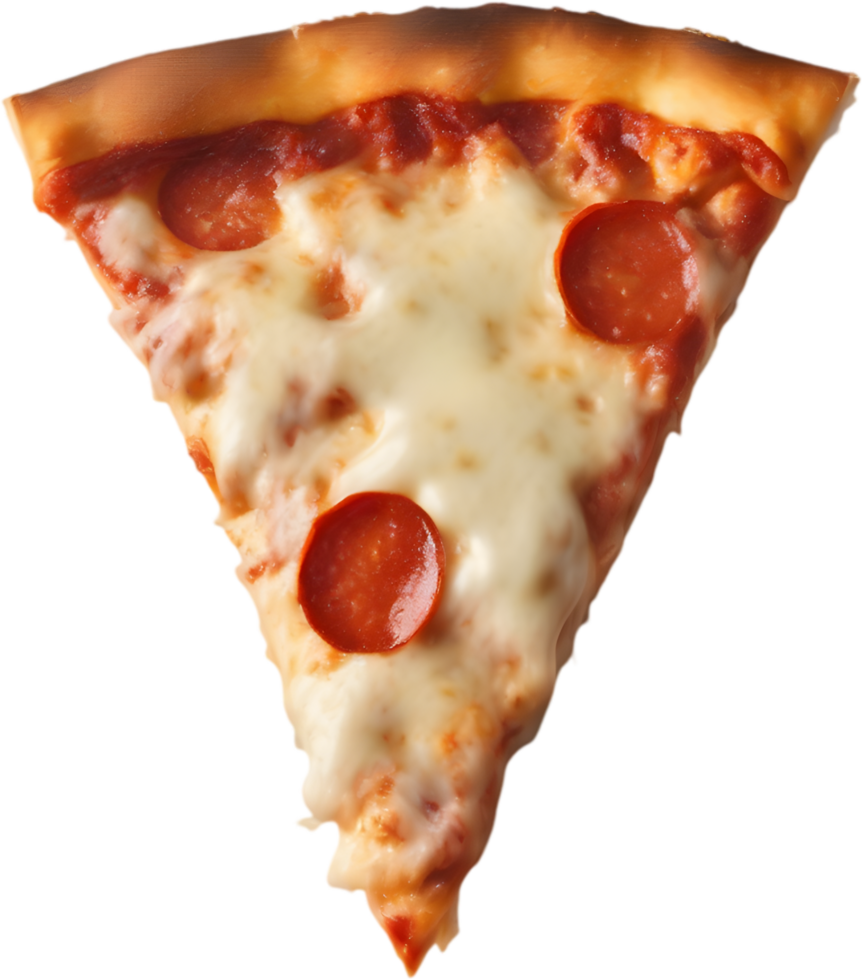 complacer en un rebanada con pegajoso queso Mozzarella, perfectamente horneado. ai-generado. png