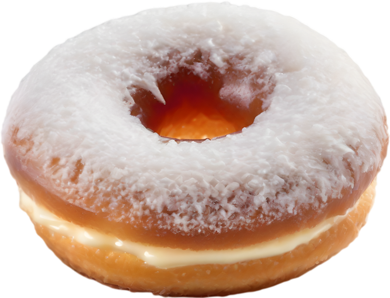 Indulge in the irresistible charm of a donut, featuring a lustrous topping that promises a delightful, decadent experience. AI-Generated. png