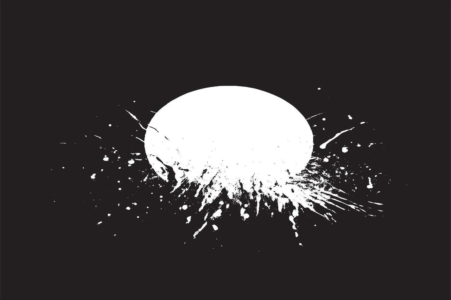 black grunge texture silhouette on pure white background image for background texture vector