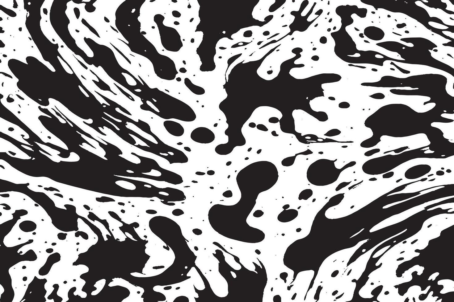 black liquid grunge texture image on white background for background texture vector