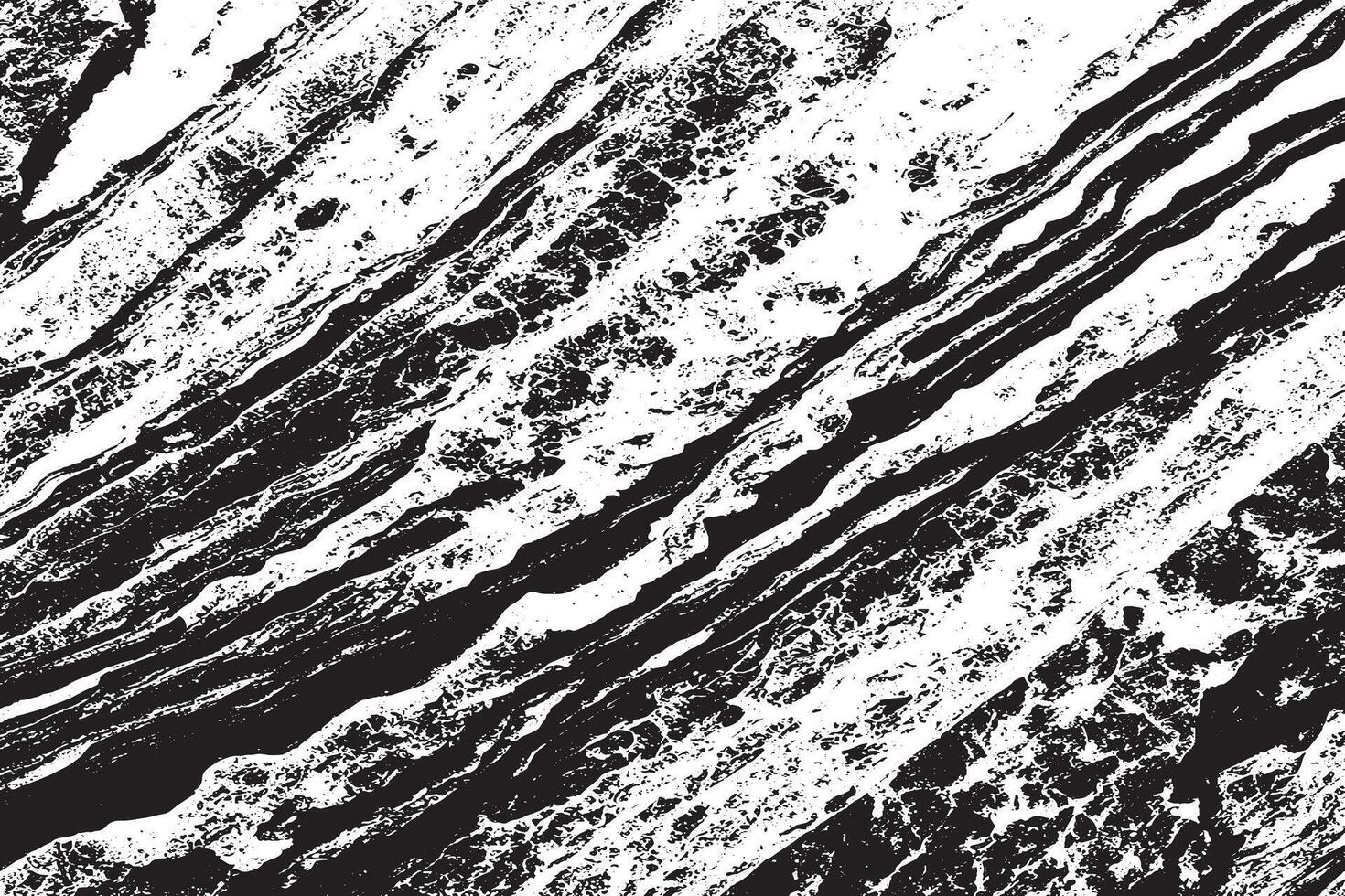 Abstract Black and White Marble Texture, Monochromatic Marble Pattern Background vector