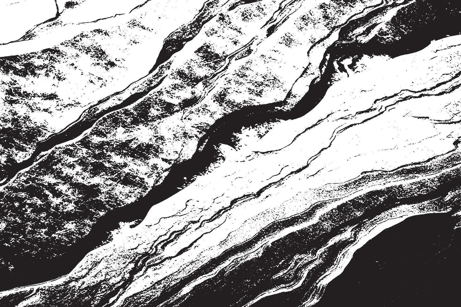 Abstract Black and White Marble Texture, Monochromatic Marble Pattern Background vector