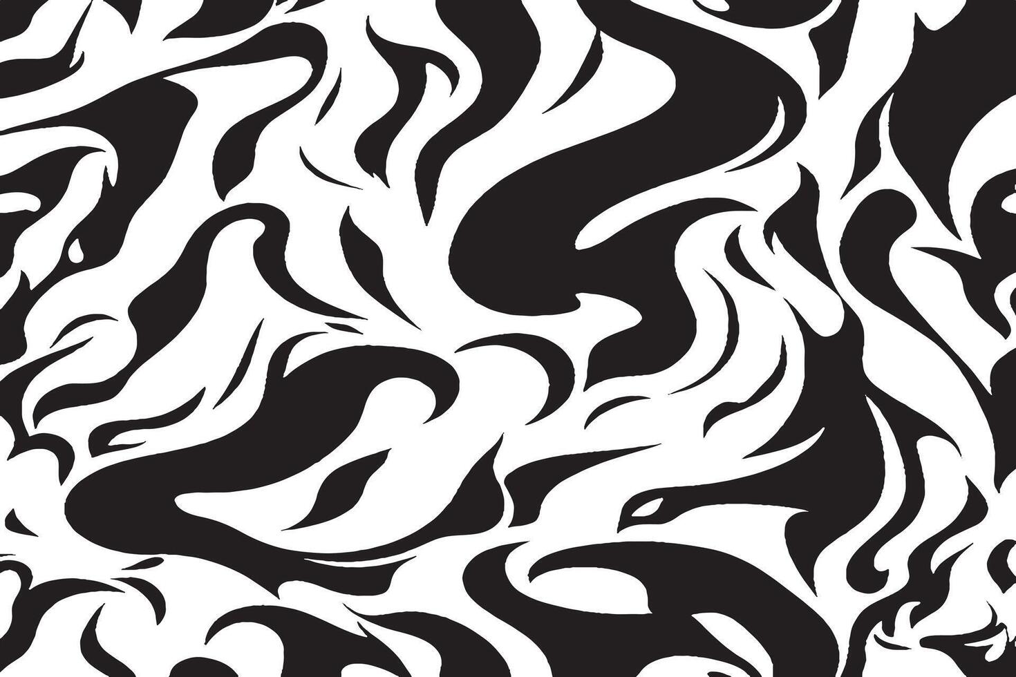 black silhouette texture of a fire on white background vector