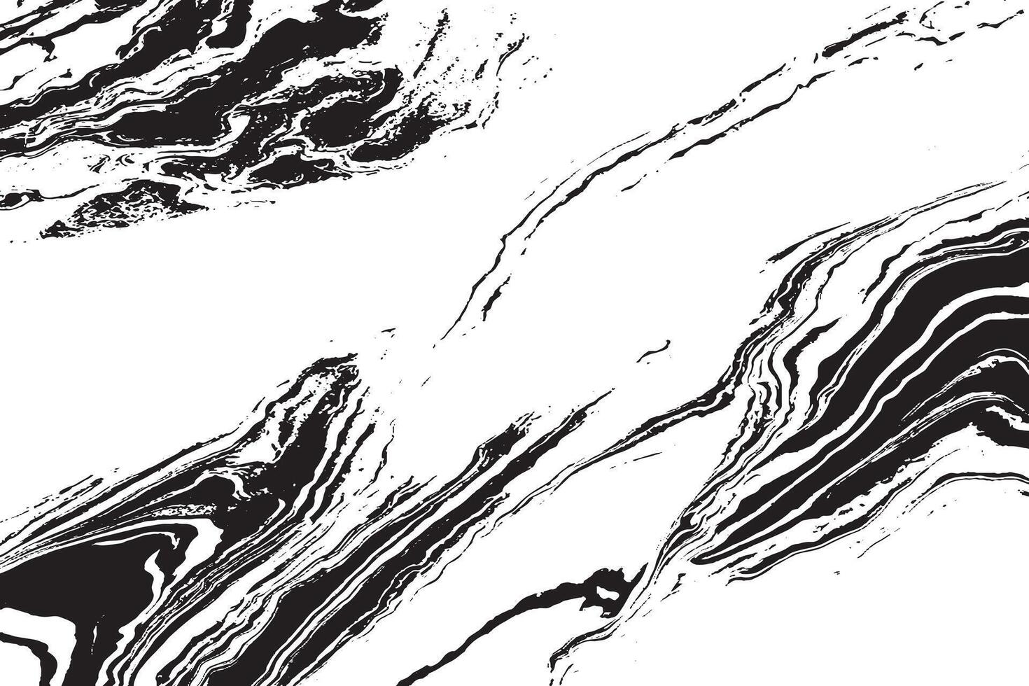 Abstract Black and White Marble Texture, Monochromatic Marble Pattern Background vector