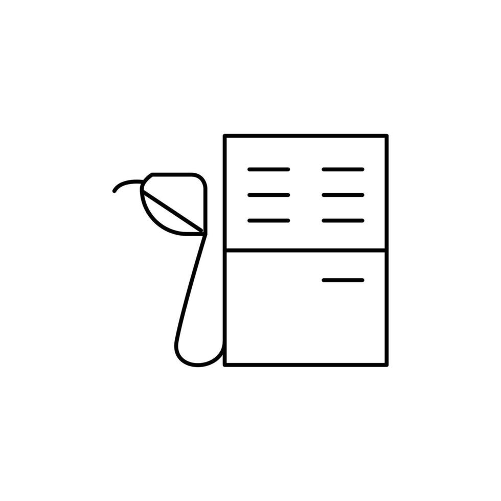 gas pump thin outline icon design good for website and mobile app vector