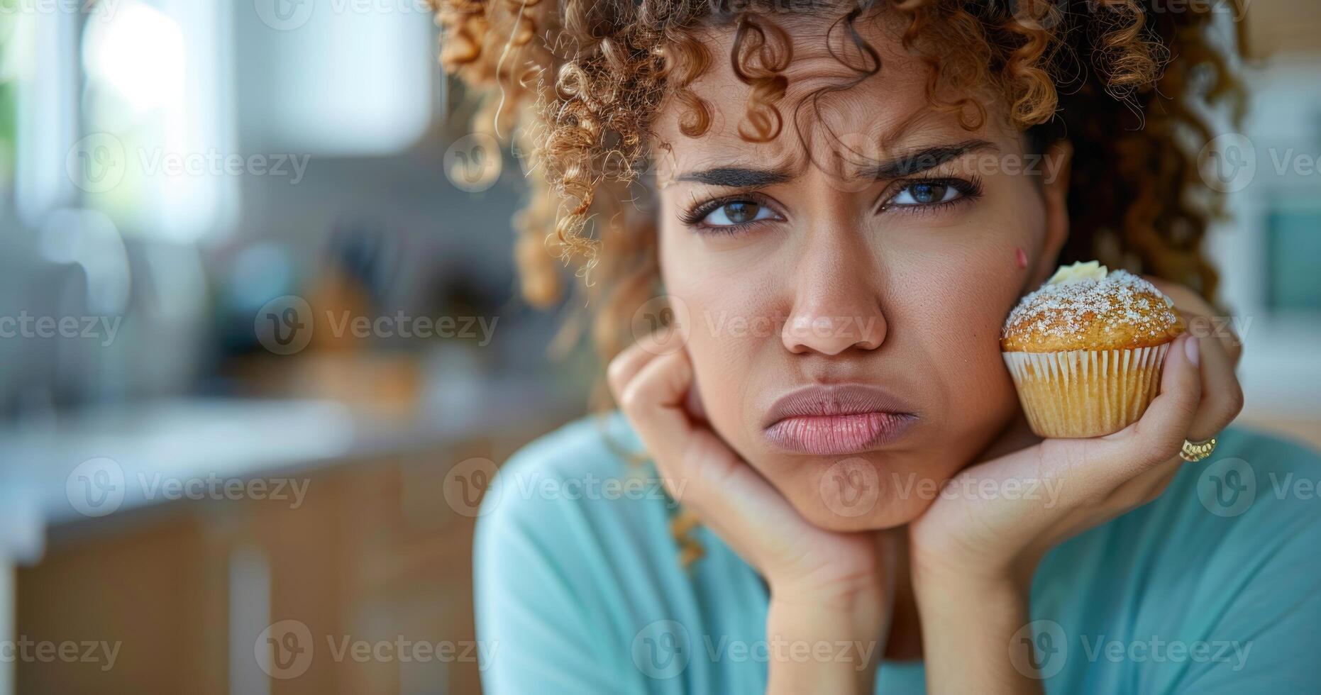 A woman holds her cheek while suffering from a toothache, depicting the discomfort and pain experienced during dental issues, emphasizing the need for oral health care and treatment photo