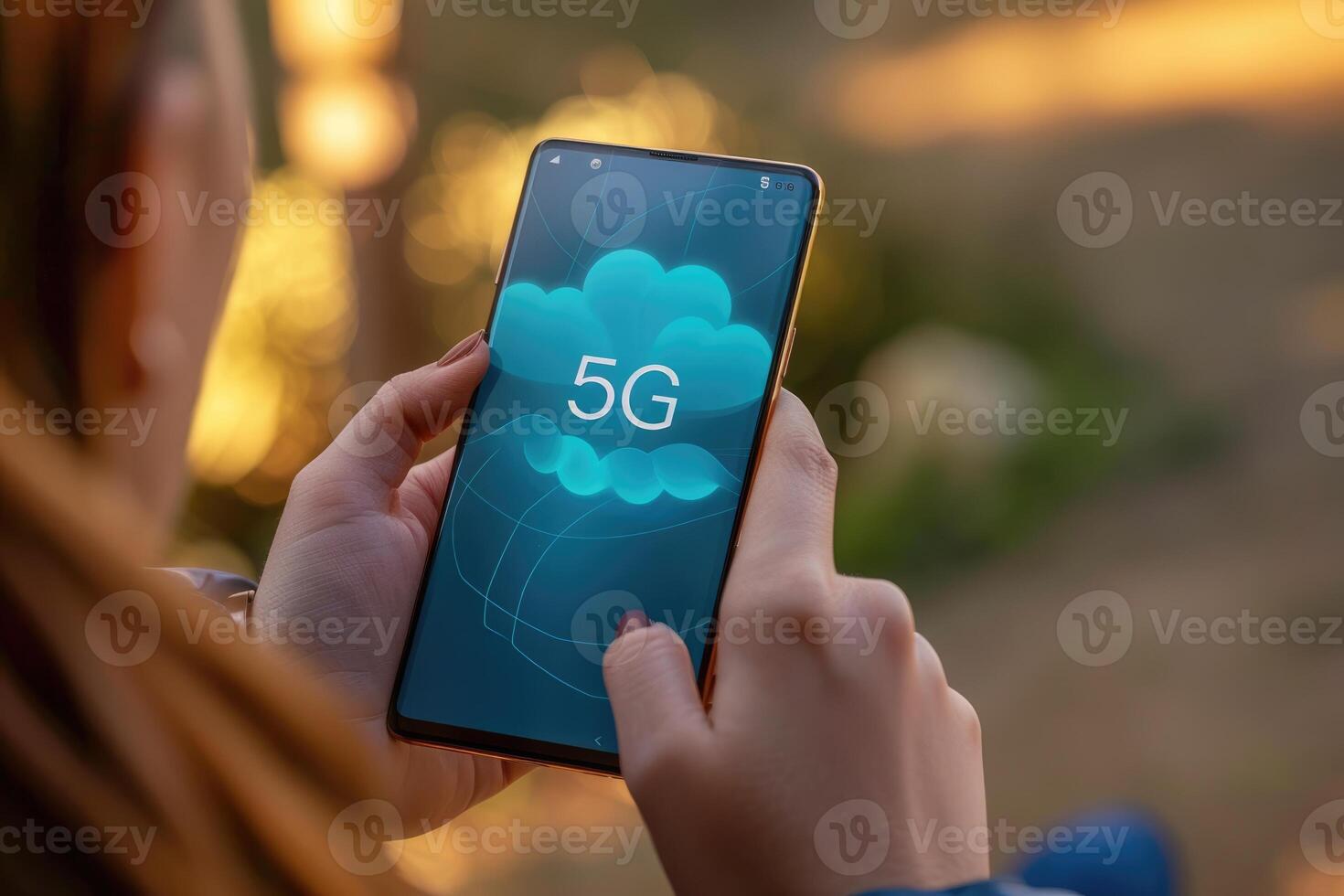 Text 5G, fifth generation of cellular technology, faster data speeds, lower latency, enhanced connectivity, and supports massive IoT deployments, revolutionizing communication photo