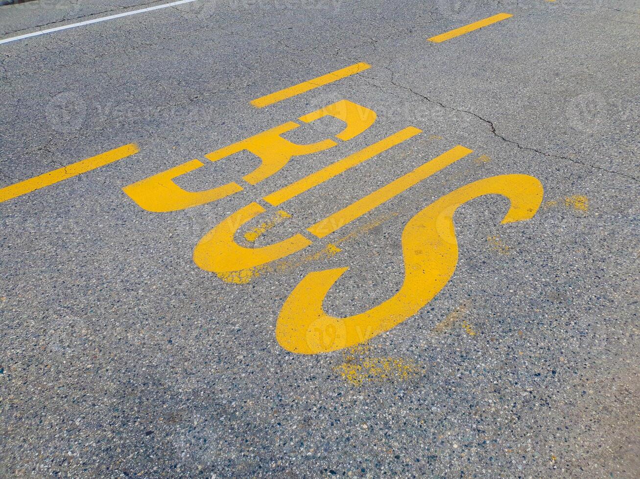 bus stop sign photo