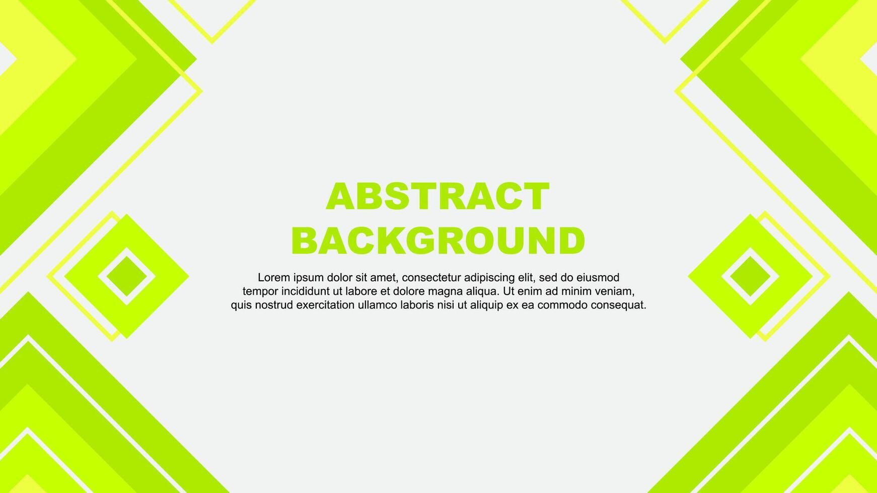 Abstract Background Design Template. Abstract Banner Wallpaper Illustration. Abstract Lime Green Background vector