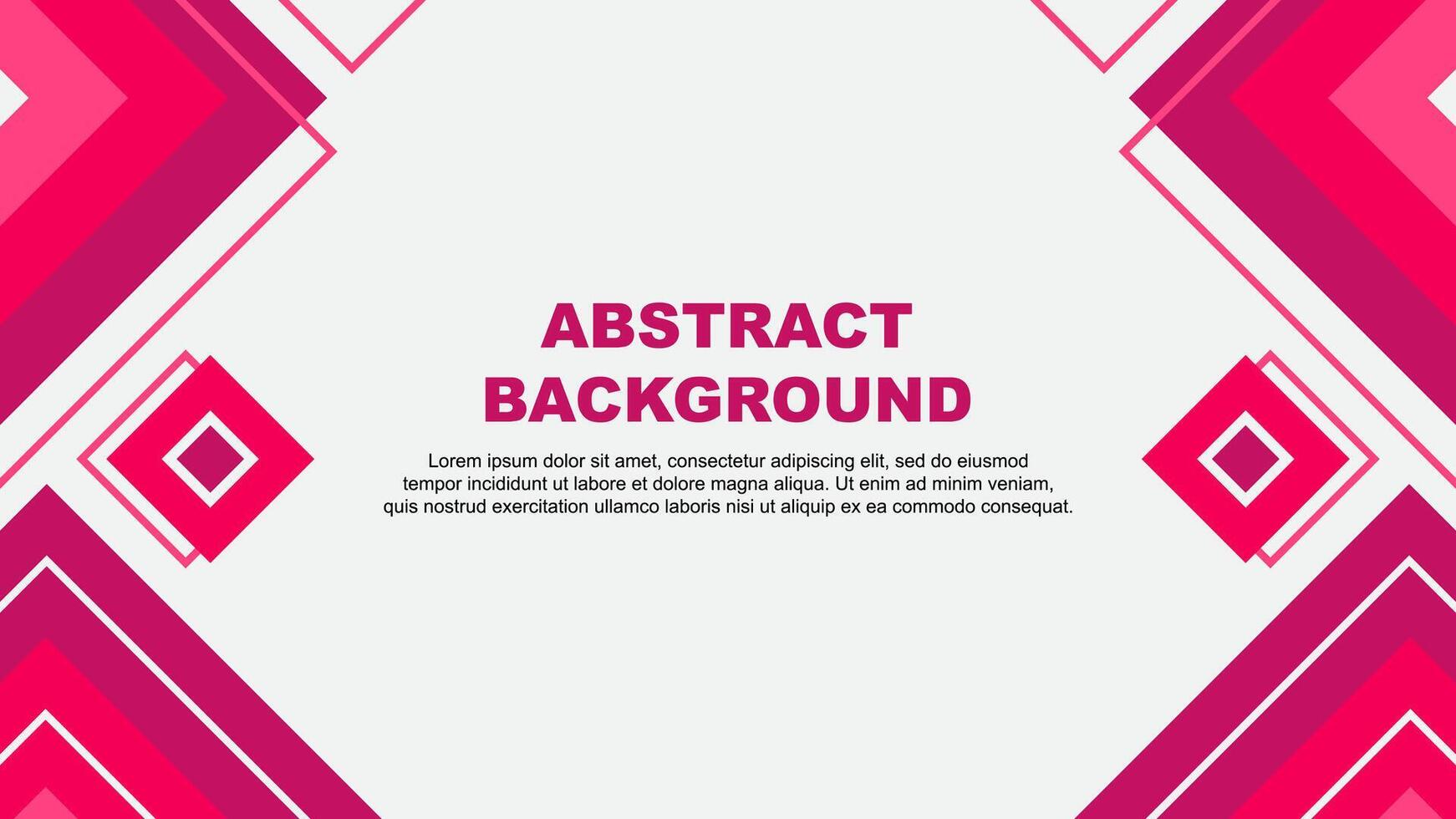 Abstract Background Design Template. Abstract Banner Wallpaper Illustration. Abstract Pink Background vector