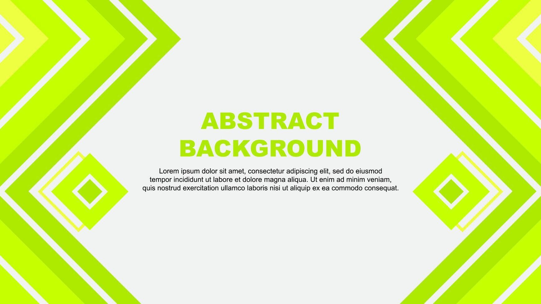 Abstract Background Design Template. Abstract Banner Wallpaper Illustration. Abstract Lime Green Design vector