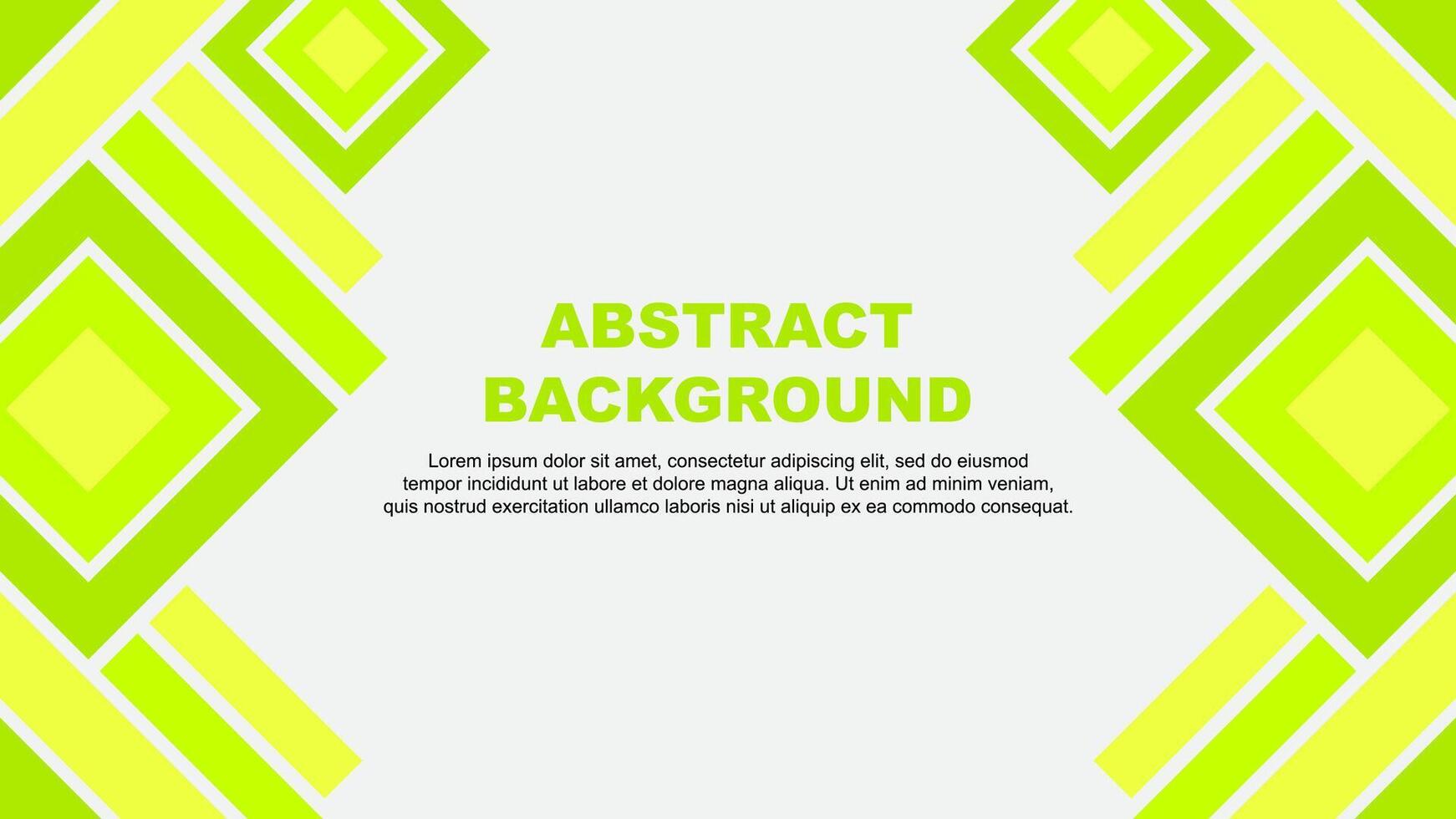 Abstract Background Design Template. Abstract Banner Wallpaper Illustration. Abstract Lime Green vector