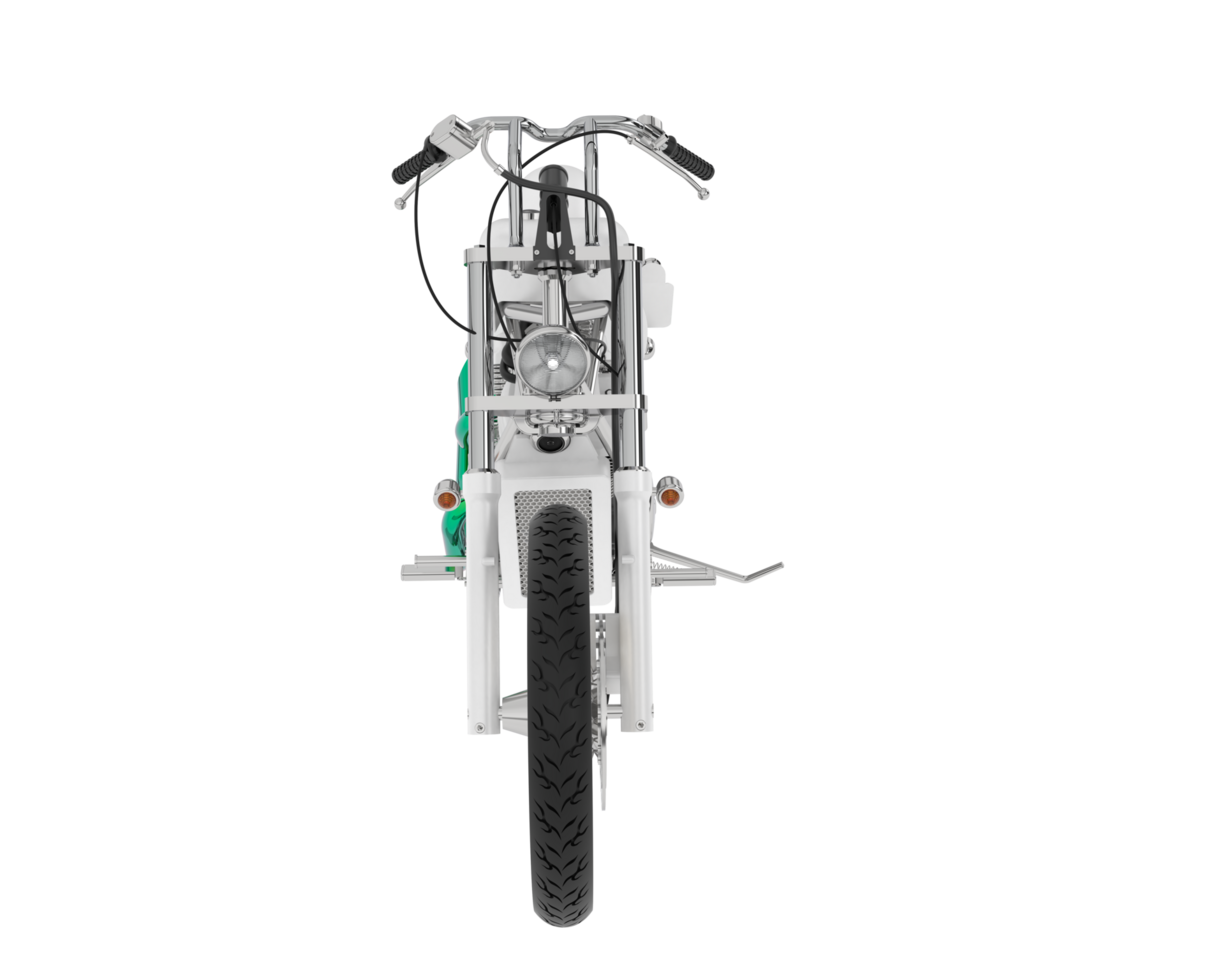 Motocross bike isolated on background. 3d rendering - illustration png